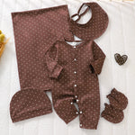 Lot 5 Pièces Bébé Pois