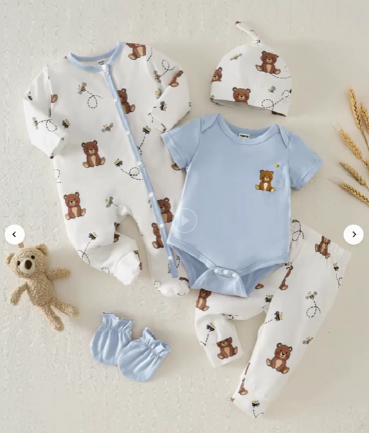 Ensemble 5 Pièces Bébé Garçon