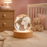 Veilleuse Boule de Cristal 3D pour Chambre de Bébé