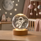 Veilleuse Boule de Cristal 3D pour Chambre de Bébé