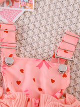 Ensemble 2 Pièces Bébé Fille Body Manches Longues et Robe Chasuble