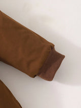 SHEIN 2 pièces/Paquet Manteau réversible pour bébé fille automne/hiver tout-aller polyvalent épais en polaire avec décor cœur, vêtement de dessus long
