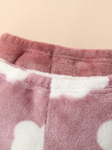 Ensemble 6 Pièces Vêtements Bébé Fille en Flanelle à Capuche