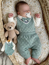 Ensemble 2 Pièces Bébé Garçon Body Manches Longues et Pantalon
