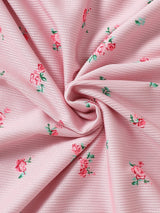 Ensemble 6 Pièces Vêtements Bébé Fille Barboteuse Bonnet et Bavoir