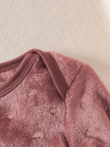Ensemble 3 Pièces Bébé Fille Barboteuse Pantalon et Bandeau