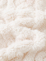 Barboteuse en peluche ours mignon pour nouveau-né, tissu doux texturé, combinaison bébé à manches longues en polaire épaisse et chaude, automne hiver