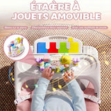 Berceau à bascule 3-en-1 pour bébé - Berceau à bascule réglable pour l'alimentation, le jeu et le sommeil, avec plateau amovible et piano, 41×81×61 cm, pour bébés de 4 à 24 mois - Capacité de charge : statique 50 kg, dynamique 30 kg - AliExpress 1501