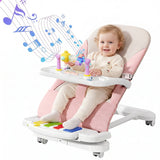 Berceau à bascule 3-en-1 pour bébé - Berceau à bascule réglable pour l'alimentation, le jeu et le sommeil, avec plateau amovible et piano, 41×81×61 cm, pour bébés de 4 à 24 mois - Capacité de charge : statique 50 kg, dynamique 30 kg - AliExpress 1501