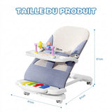 Berceau à bascule 3-en-1 pour bébé - Berceau à bascule réglable pour l'alimentation, le jeu et le sommeil, avec plateau amovible et piano, 41×81×61 cm, pour bébés de 4 à 24 mois - Capacité de charge : statique 50 kg, dynamique 30 kg - AliExpress 1501