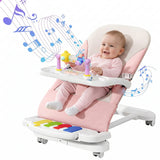 Berceau à bascule 3-en-1 pour bébé - Berceau à bascule réglable pour l'alimentation, le jeu et le sommeil, avec plateau amovible et piano, 41×81×61 cm, pour bébés de 4 à 24 mois - Capacité de charge : statique 50 kg, dynamique 30 kg - AliExpress 1501