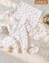 Ensemble 6 Pièces Bébé Fille