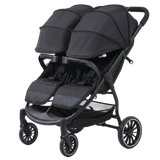 Multifunctional Twins Baby Stroller with High-View Newborn Reclining & Sitting Pushchair for Children and Sleep Basket Twins