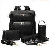 Ensemble Sac à Langer Cuir