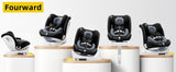 AP03 KL005 Child Seat Baby Car Seat 360° Rotatable ISOFIX ECE, 0-12 Years / 9-36 kg / 5-point Belt / 40-150cm