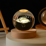 Veilleuse Boule de Cristal 3D pour Chambre de Bébé