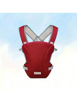 Baby Mesh Carrier, Front-Carrying Style - Horizontal Carry Waist Stool Carrier, Mesh Design for Better Ventilation, Cross-Back Design, Adjustable Shoulder Straps, Lightweight for All Seasons - Multifunctional Front-Carry Dual-Use Baby Carrier for Outings, Suitable for Newborns to Toddlers