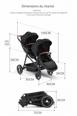Simil-R | Poussette Double Évolutive