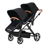 EU STOCK Twins Baby Stroller Can Sit and Lie Double Stroller Shock Absorber Foldable Child Stroller FreeShipping