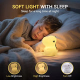 Veilleuse Bébé Dinosaure en Silicone Rechargeable
