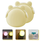 Veilleuses Bébé Ours à Capteur Crépusculaire – Lot de 2