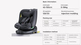 Multi Age Baby Car Seat ISOFIX 360 Degree Rotation ECE R129 Certified Child Safety Seat 5 Point Shock Protection