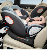 170 Degree Recline Newborn Baby Car Seat 360 Swivel ISOFIX Child Safety Seat Bionic C-Cabin Spine Support Convertible Infant CarSeat with Support Leg Height Adjustable Footrest Wide Seat Group 0-12 Years Old