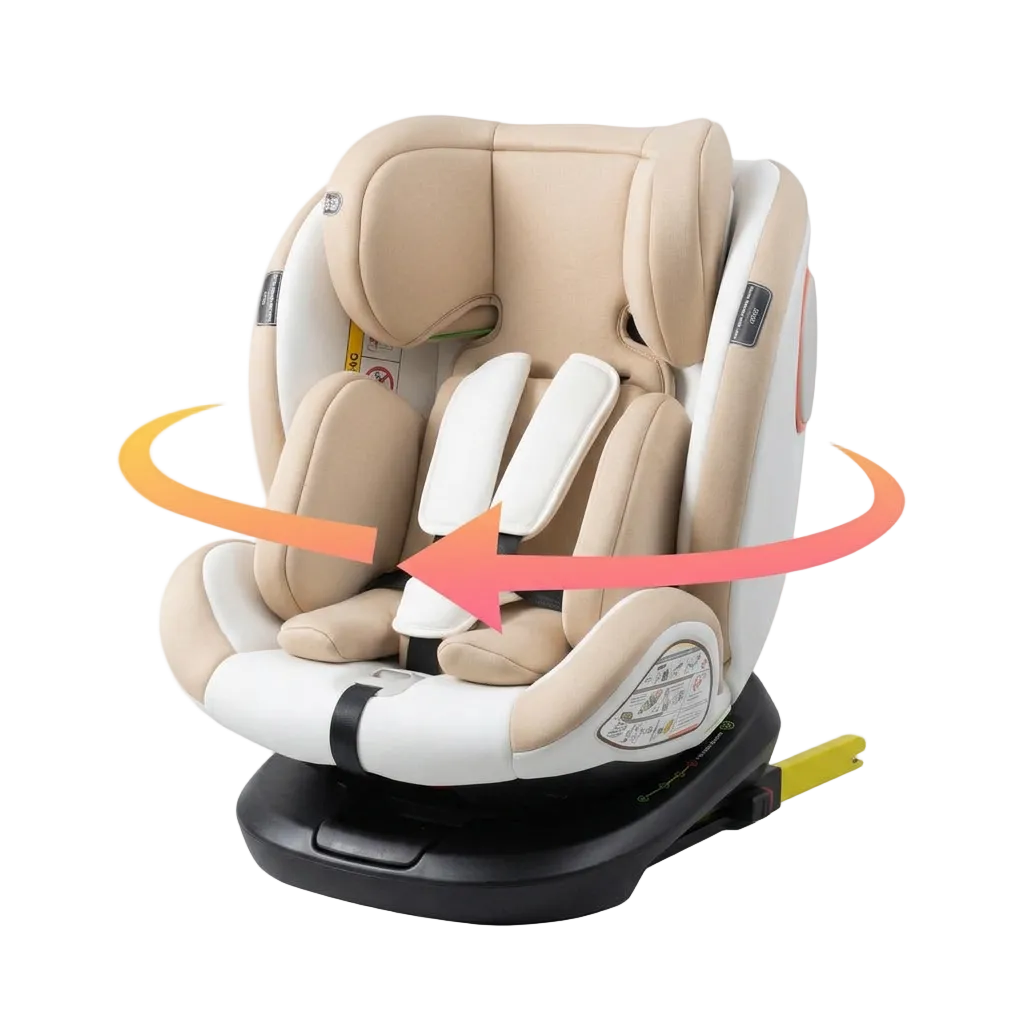 Multi Age Baby Car Seat ISOFIX 360 Degree Rotation ECE R129 Certified Child Safety Seat 5 Point Shock Protection