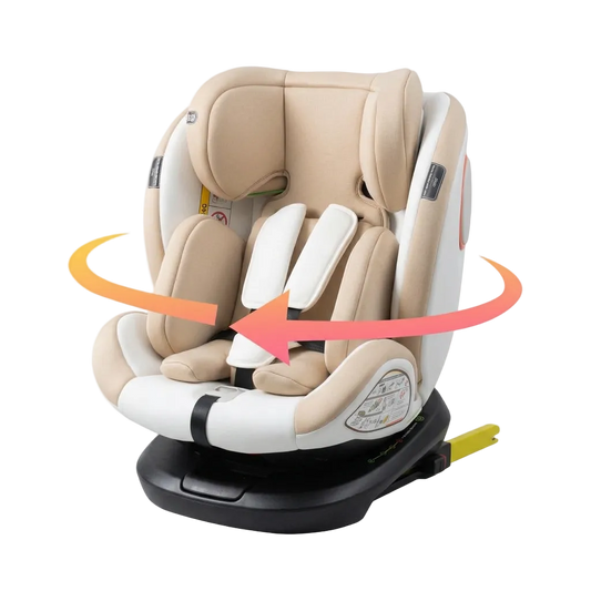 Multi Age Baby Car Seat ISOFIX 360 Degree Rotation ECE R129 Certified Child Safety Seat 5 Point Shock Protection