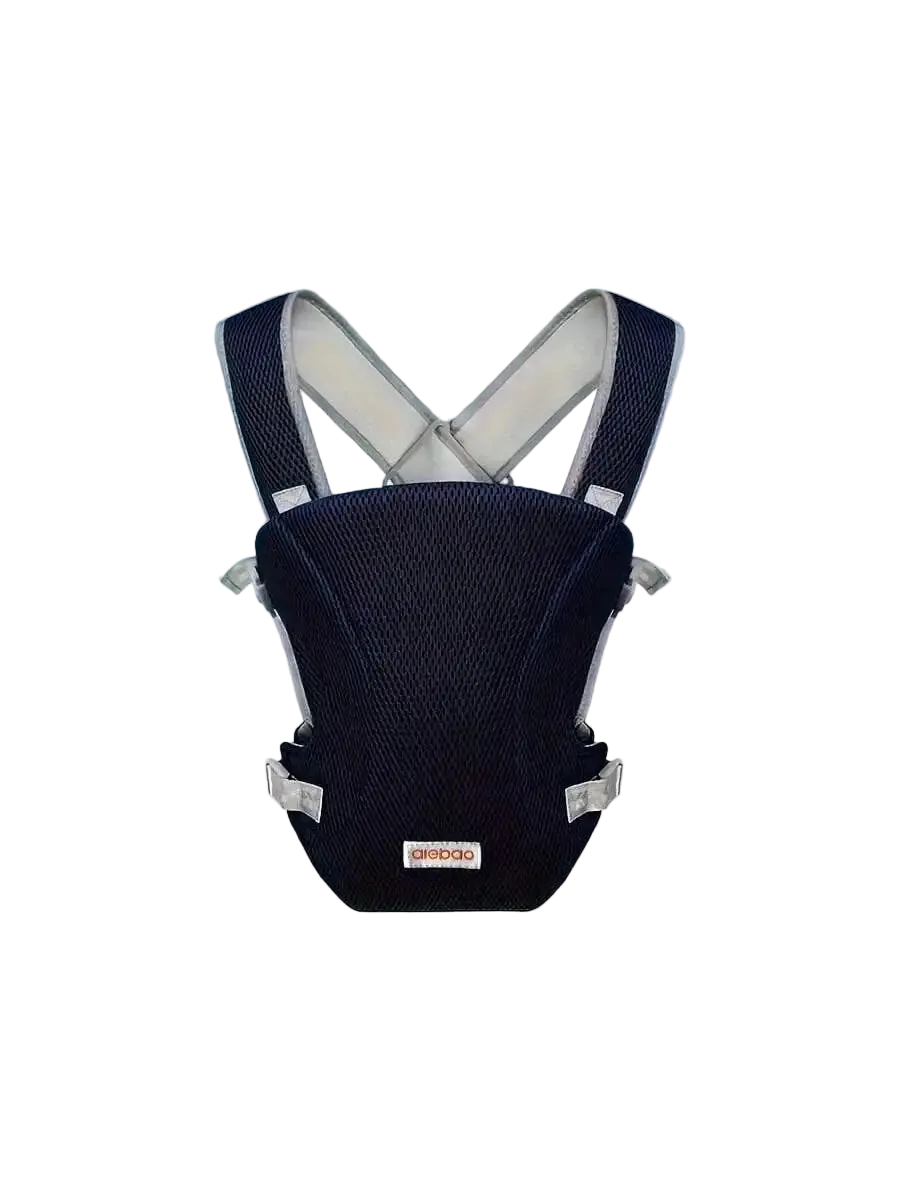 Baby Mesh Carrier, Front-Carrying Style - Horizontal Carry Waist Stool Carrier, Mesh Design for Better Ventilation, Cross-Back Design, Adjustable Shoulder Straps, Lightweight for All Seasons - Multifunctional Front-Carry Dual-Use Baby Carrier for Outings, Suitable for Newborns to Toddlers