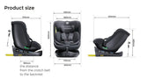 Multi Age Baby Car Seat ISOFIX 360 Degree Rotation ECE R129 Certified Child Safety Seat 5 Point Shock Protection
