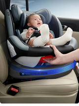 170 Degree Recline Newborn Baby Car Seat 360 Swivel ISOFIX Child Safety Seat Bionic C-Cabin Spine Support Convertible Infant CarSeat with Support Leg Height Adjustable Footrest Wide Seat Group 0-12 Years Old