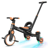 Tricycle pour tout-petits de 1,5 à 5 ans 360 ° Drift Trike avec roues lumineuses, siège réglable, vélo pour enfants, garçons et filles