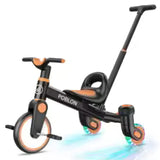 Tricycle pour tout-petits de 1,5 à 5 ans 360 ° Drift Trike avec roues lumineuses, siège réglable, vélo pour enfants, garçons et filles