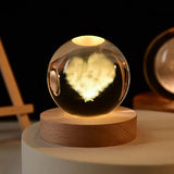 Veilleuse Boule de Cristal 3D pour Chambre de Bébé