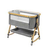 Berceau de chevet portable multifonctionnel et mobile, lit de bébé pliable et réglable en hauteur