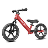 Vélo d'équilibre pour bébé de 18 mois à 5 ans, vélo d'équilibre pour enfants avec poignée antidérapante, siège en PU souple et réglage de la hauteur du guidon
