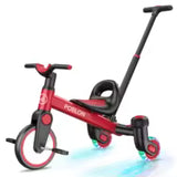 Tricycle pour tout-petits de 1,5 à 5 ans 360 ° Drift Trike avec roues lumineuses, siège réglable, vélo pour enfants, garçons et filles