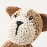 Anneau de Dentition Bébé en Bois Hochet Animal Crochet