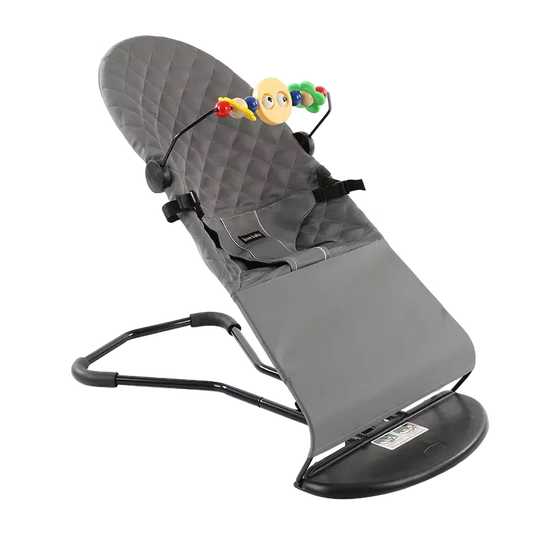 Berceau à Bascule Bébé Transat Inclinable Pliable avec Jouets