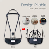 Berceau à Bascule Bébé Transat Inclinable Pliable avec Jouets