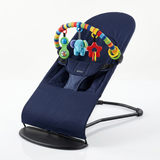 Berceau à Bascule Bébé Transat Inclinable Pliable avec Jouets