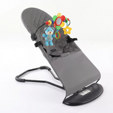 Berceau à Bascule Bébé Transat Inclinable Pliable avec Jouets