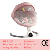 Berceau à Bascule Électrique pour Bébé Transat Inclinable