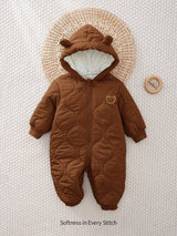 Cozy Pixies Bébé Garçon Bébé Fille Automne Et Hiver Décontracté Polyvalent Capuche Avec Oreilles Tridimensionnelles