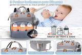 Sac à Dos à Langer Bébé Grand Sac de Voyage