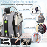 Sac à Dos à Langer Bébé Grand Sac de Voyage