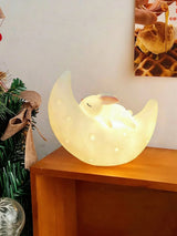 Veilleuse lapin mignon, lampe de chevet et d'ambiance décorative