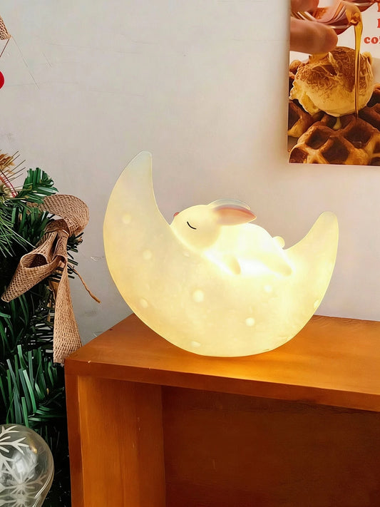 Veilleuse lapin mignon, lampe de chevet et d'ambiance décorative