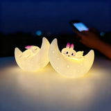 Veilleuse lapin mignon, lampe de chevet et d'ambiance décorative